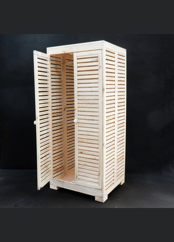 Шкаф для белья из дерева Дубровник бланже (ШЖЛ-000101) No Brand (328082191)