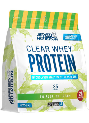 Протеин Clear Whey Isolate Protein (Twirler Ice Cream) (875g - 35 Servings) Applied Nutrition (297829458)
