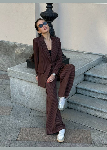 Женский коричневый костюм No Brand (341600870)