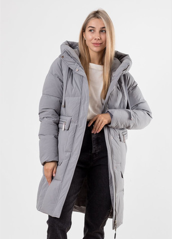 Серый зимний Пуховик Peercat