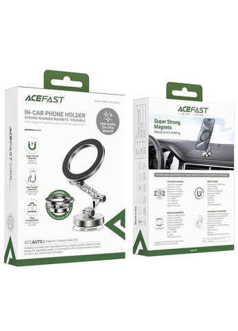 Автодержатель D20 magnetic car holder Acefast (292314354)