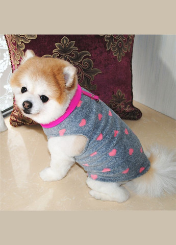 Жилетка для собак с кольцом Pet Style "Рисунок" Сердечки M No Brand - (323235102)