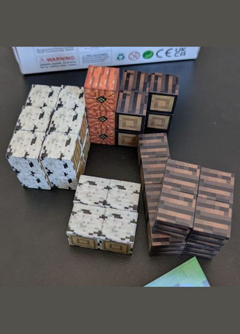 Детский магнитный конструктор Magnetic Block Майнкрафт 35 деталей Разноцветный (2104618515) No Brand (330243115)