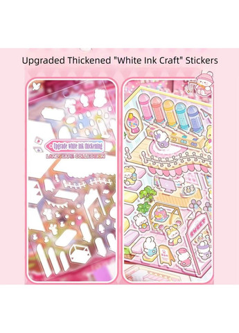 Книга румбоксов из 20 сцен "Создай свой мир" - наклейки, стикеры, антистресс, творчество, моделируй и создавай No Brand (361850421)