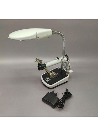 Лупа "третя рука" MG16090C з 5LED підсвіткою, з тримачами для деталей Plus-plus (352751723)