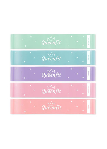 Набор резинок для фитнеса 0,530 кг. Q-66109. Queenfit (301865819)
