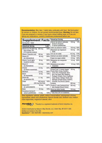 Мультивітаміни для чоловіків 50+ Alive 50 табл комплекс вітамінів для енергії та здоров'я серця підтримка імунітету ProDobro (368990296)