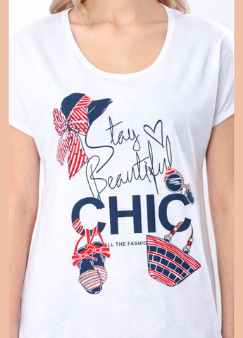 Бордовая пижама женская (футболка+шорты) (p-3881) Носи своє 8072-002-33