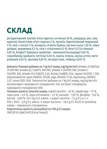 Сухой корм для собак средних пород Adult с индейкой 4 кг B1760501 Optimeal (340713055)