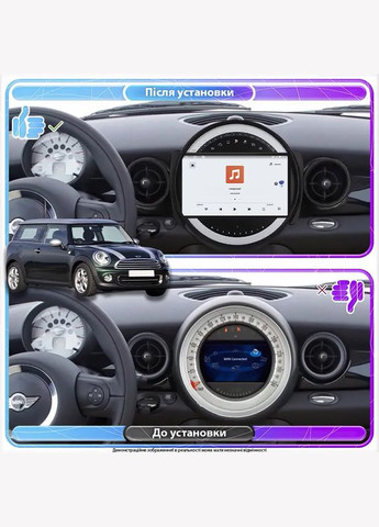 Штатная магнитола 9" для MINI Clubman I Рестайлинг 2010-2014 4/64 QLED CarPlay 4G 360 Prime 2 шт. Lesko (349729851)