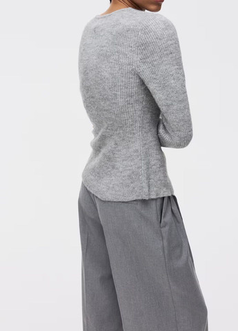 Светло-серый демисезонный кардиган H&M