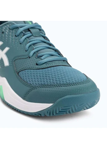 Зелені чоловічі кросівки gel-dedicate 8 зелений демісезон Asics