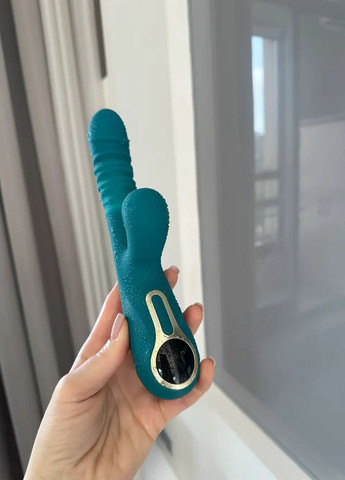 Вибратор, вакуумный стимулятор, премиум качество зеленый No Brand (316630609)