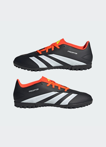Черные летние бутсы predator 24 club turf adidas
