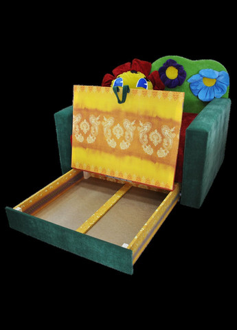 Розкладний викотний дитячий диван Галявинка ТМ No Brand (322500687)