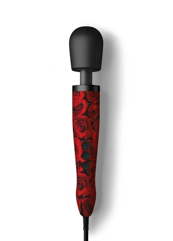 Вибромассажер Original ROSE PATTERN, очень мощный, питание 220В, пульсирующие вибрации Doxy (358203574)