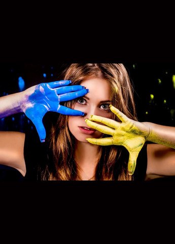 Желтая Краска Холи Гулал, 1 кг, сухая порошковая краска для фестивалей, флешмобов, фотосессий, на вес от 1 кг No Brand (332785772)