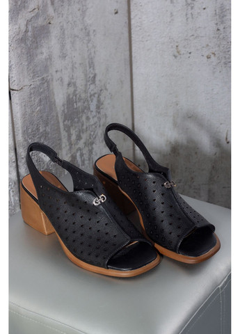 Черные боссоножки женские xx85003-20 черные 346330 Power с ремешком