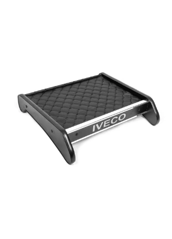 Полиця на панель (Чорна з чорною ниткою) для Iveco 2006-2014 рр Digital Designs Daily (389781211)