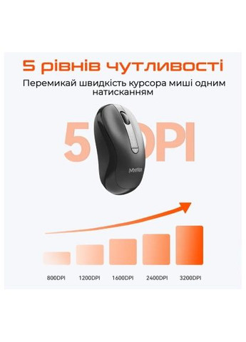 Мишка (MT-BTM185R-A) MEETION BTM185R Bluetooth/Wireless Black (368561991)