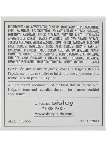 Крем нічний підтягуючий Creme Collagene Et Mauve Botanical Night Cream 50ml (19765-57503) Sisley (368607413)