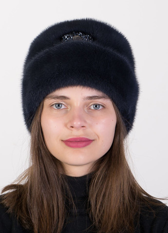 Жіноча зимова хутряна шапка з хутра норки Меховой Стиль Рукавичка (298050987)