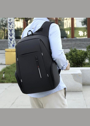 Рюкзак для ноутбука 15,6 з USB портом Чорний Monsen (276002563)