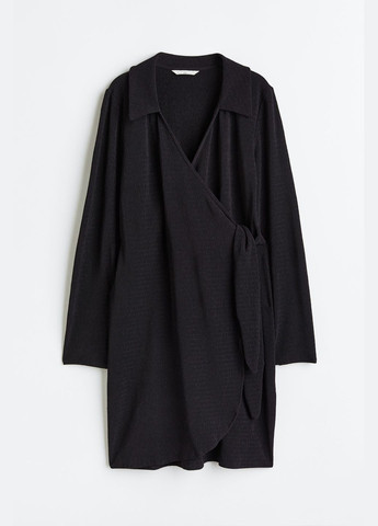 Чорна повсякденний сукня для годуючих H&M однотонна