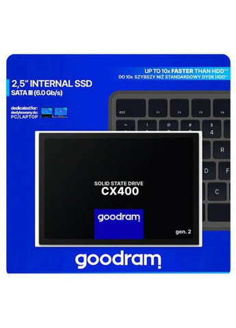 Накопитель SSD 512GB CX400 Gen.2 2.5" SATAIII 3D TLC (SSDPR-CX400-512-G2) Goodram (336955963)