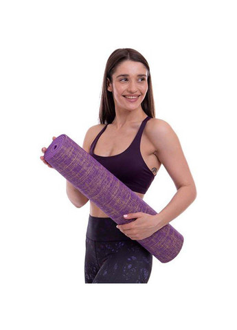 Килимок для йоги Джутовий Yoga mat FI-2441 FDSO (290109256)