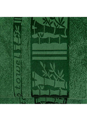 Набор махровых полотенец 3шт 40х70см, 50х90см, 70х140см BambooN 450г/м2 (Зеленый) GM Textile зеленый