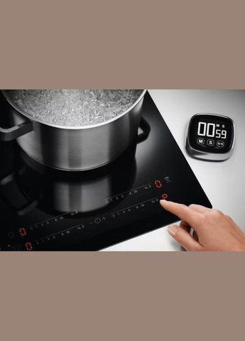 Варочная поверхность индукционная, 60см, расширенная зона, Hob2Hood, черный Electrolux (314748627)