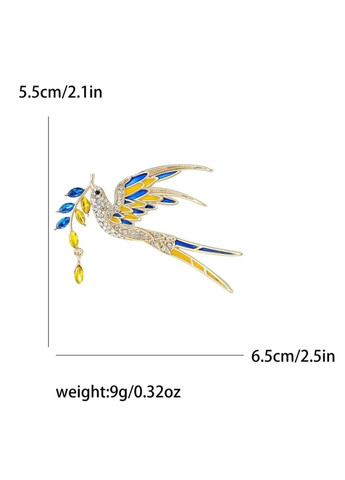 Патріотична брошка "Ластівка" China (345750896)