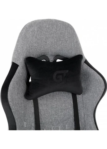Кресло игровое X-2324 Gray/Black (X-2324 Fabric Gray/Black Suede) GT Racer (391353140)