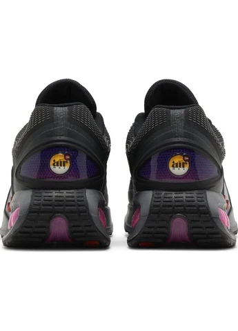 Черные всесезонные кроссовки air max dn all night black purple - dv3337-008 Nike
