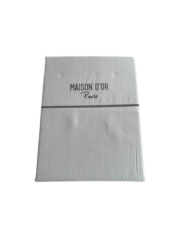 Комплект постельного белья Spring Grey ранфорс 220-200 см светло серый Maison D'or (321999599)