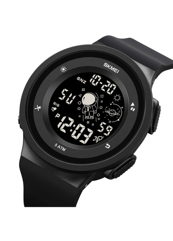 Часы Black-Black электронные водонепроницаемые для мужчин и женщин с будильником и календарем ProDobro (367265005)