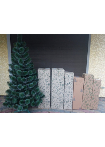 Сосна штучна Білі кінчики 1,8м Штучна сосна з білими кінчиками та розбірною підставкою Xatynka (363057976)