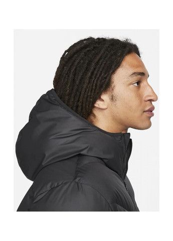 Черная мужской пуховик primaloft® sportswear storm-fit windrunner air max black fn0244-010 Nike