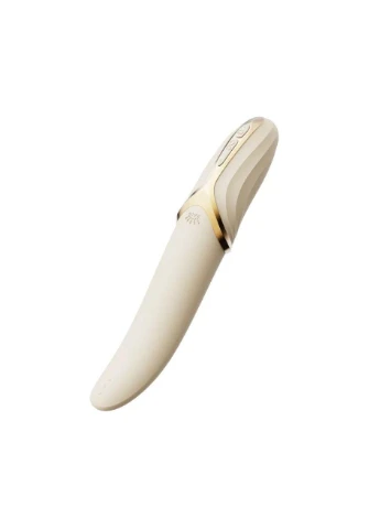 Вибратор с ротацией и подогревом EVE Ivory White (22*2.3см) Zalo (315012529)