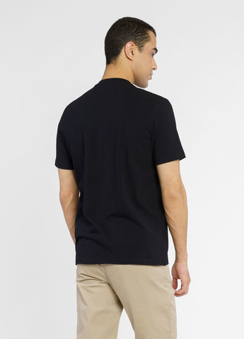 Чорна футболка чоловіча чорна Freedom T-SHIRT FF19