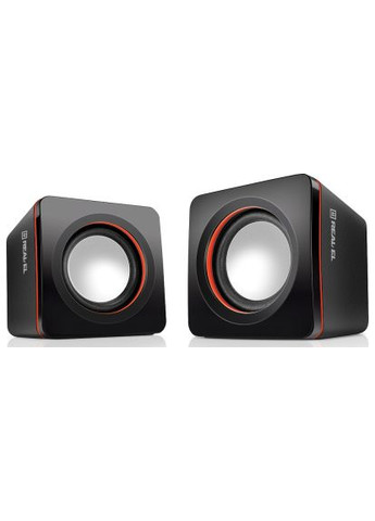 Акустическая система (EL121100021) Real-El S-13 USB Black (366153630)