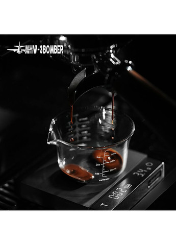 Мерная стеклянная емкость для эспрессо Glass Measuring Cup 120 мл Серая (G6585G-OS) MHW-3BOMBER (361308368)