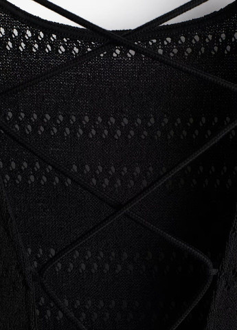 Чорна кежуал сукня H&M однотонна