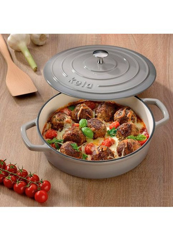 Сотейник с крышкой Calido 28 см Grey (12611) Kela (333932660)
