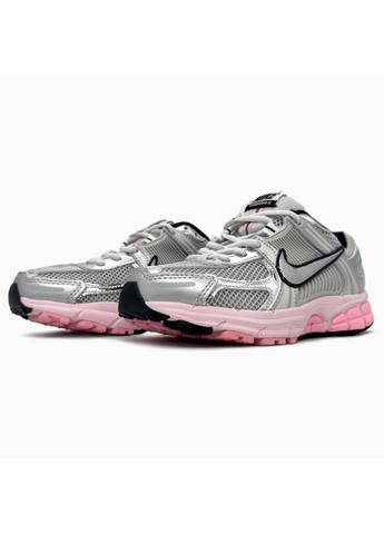КРОССОВКИ ЖЕНСКИЕ NIKE ZOOM VOMERO 5 SILVER / PINK НАЙК АИР ЗУМ ВОМЕРО 5 No Brand розовые демисезоны (367176893)