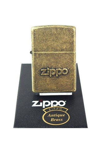 Комплект Зажигалка 28994 201FB Stamp + Бензин + Кремни + Подарочная коробка Zippo (316625932)