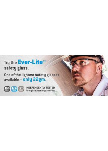 Бифокальные защитные очки Ever-Lite Bifocal (clear +3.0) Super Anti-Fog H2MAX, прозрачные Pyramex (362356095)