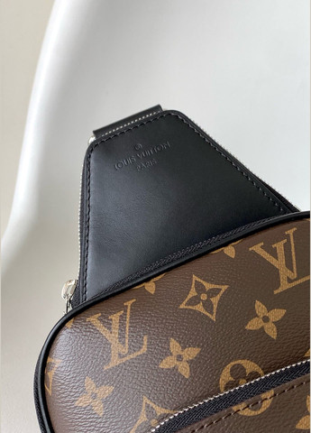 Мужская нагрудная сумка Louis Vuitton коричневая No Brand (306816211)