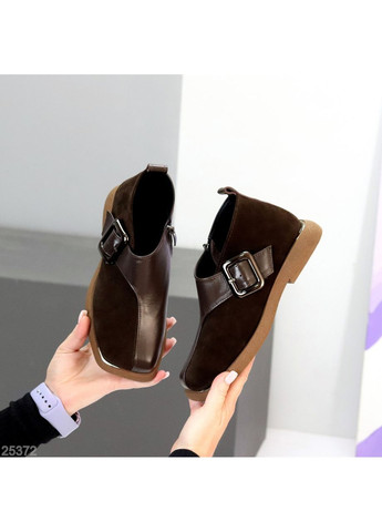 No Brand Туфлі жіночі коричневий з натуральна шкіра, — демісезон (369363706)